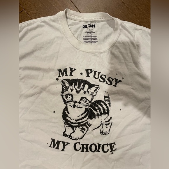 Cropped slogan tee - Picture 2 of 4